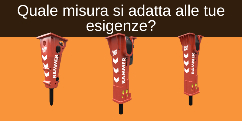 martelli demolitori idraulici: quale misura si adatta alle tue esigenze